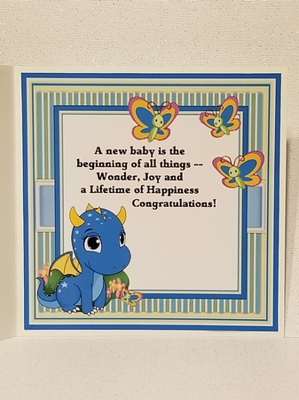 The Wee Green Dragon and Butterfly by Patty Stone