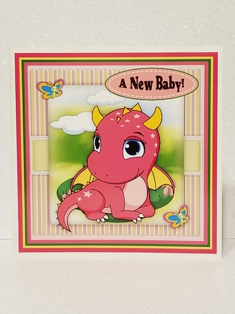 The Wee Pink Dragon and Butterfly by Patty Stone