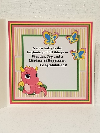 The Wee Pink Dragon and Butterfly by Patty Stone