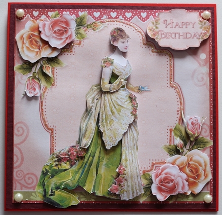 Victorian Lady Time for Tea and Roses Mini Kit by Sharon Frost