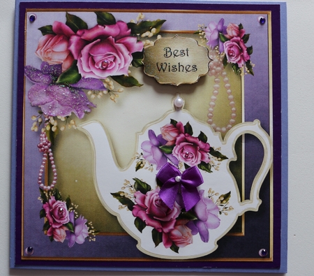 Teapots & Teacups 8x8 Bumper Kit by Sharon Frost