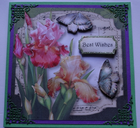 Sheet Music Plaque 8x8 Quick Topper Bumper Kit 1 by Sharon Frost