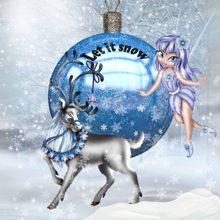 Winter Magic, kit from Bella Caribena  by Paula Savage