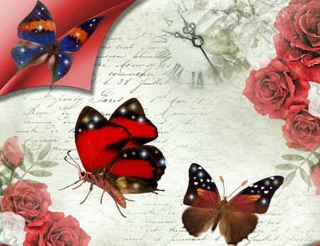 Butterflies Bee`s Ladybirds by Paula Savage