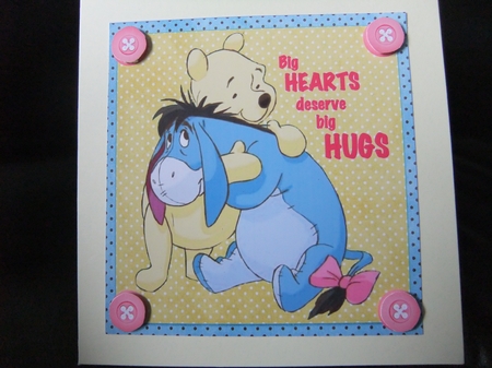 WHO NEEDS A HUG GIRL VERSION TOPPER by Paula Savage