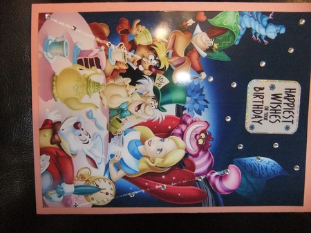 Alice in Wonderland Characters A5 Quick Card by Paula Savage