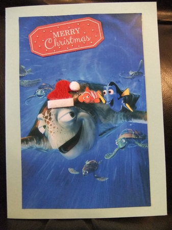 Finding Nemo Turtle A5 Quick Card by Paula Savage