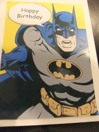 Batman Comic A5 Quick Card by Paula Savage