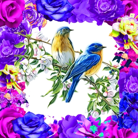 10 Floral Frames by Paula Savage