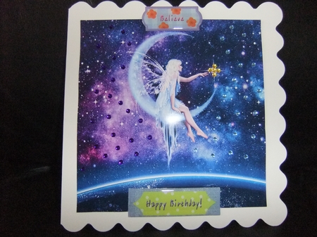 Fantasy Fairy 2 8x8 Quick Card by Paula Savage