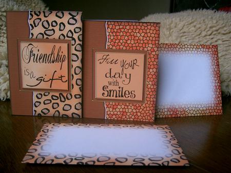 Fun and Funky Animal Print Notelet Set by paula taylor