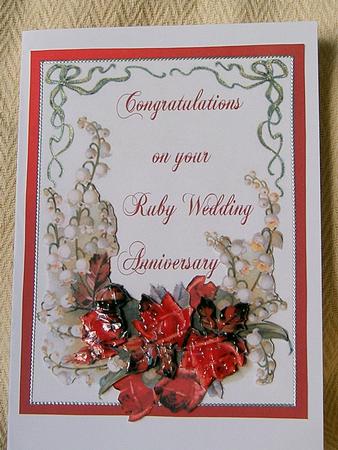 Ruby Wedding Anniversary by paula taylor