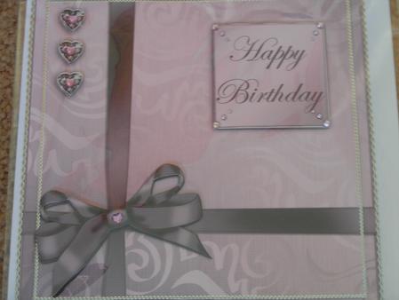 8 x 8 Elegant Flourish Kit with 3D Decoupage by P Henning