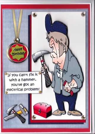 DIY Dan Loves His Hammer by Pauline Horsfall