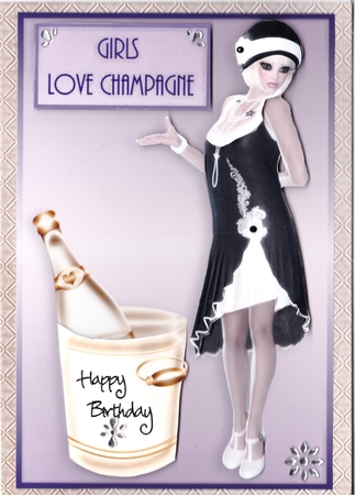 Girls Love Champagne by Pauline Horsfall