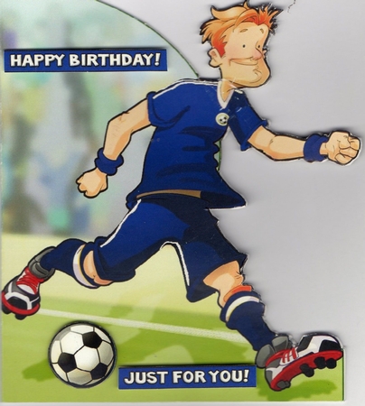 Football Dude Scotland Shaped. by Pauline Horsfall