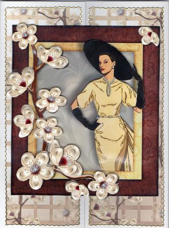 Genteel Grace Backing Sheet 1 by Pauline Horsfall
