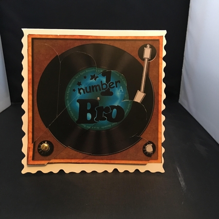 Number 1 Bro Record - Fan Pyramage Topper by pauline inglis