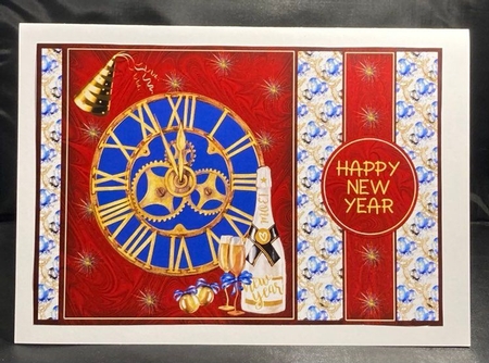 2 x New Year Cards by pauline inglis