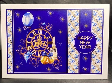 2 x New Year Cards by pauline inglis