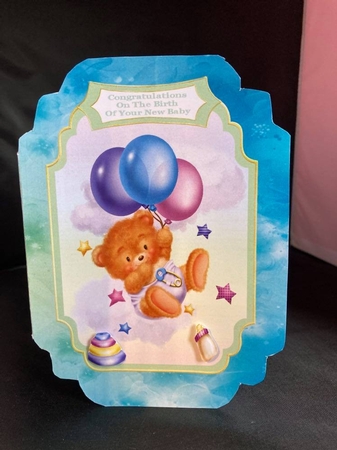 Sweet Baby Bears - Cut And Fold Card by pauline inglis