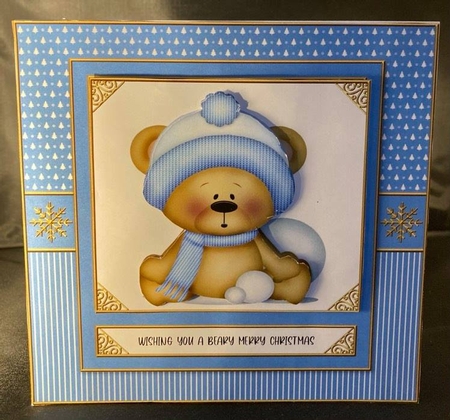 Cute Teddy Topper by pauline inglis