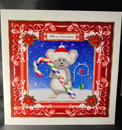 Merry Chrismouse To You (Card Two) by pauline inglis
