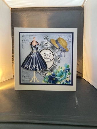 Blue Fashion Design by pauline inglis