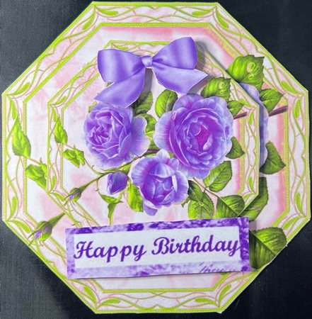 pretty lilac rose toppers with bows by pauline inglis