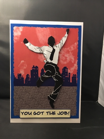 Congratulations New Job - Man 2 by pauline inglis