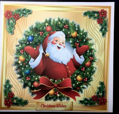 Santas Christmas Greetings  by pauline inglis