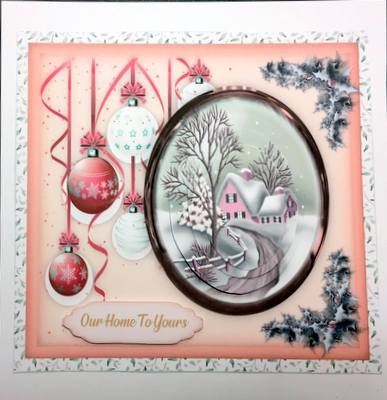 Pik Baubles and Christmas Scene  by pauline inglis