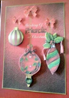 Friends Christmas Oblong by pauline inglis