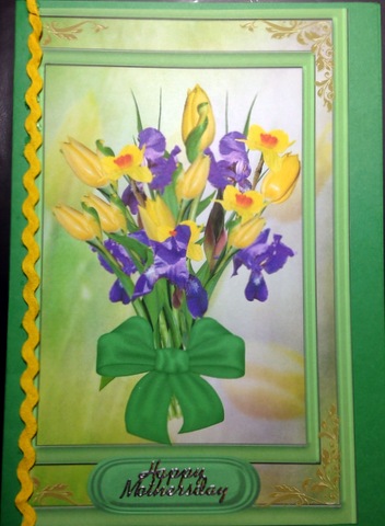 Two Beautiful Floral Flowers Toppers  by pauline inglis