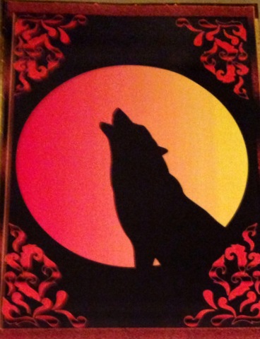 A4 "i Know You Hear Me - " Lonely Wolf 1 by pauline inglis
