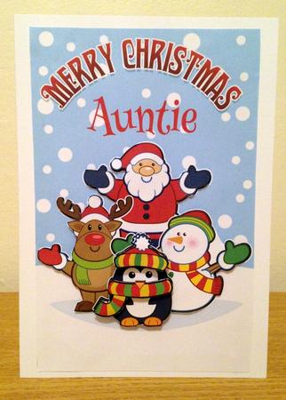 Merry Christmas Auntie Santa & Friends by pauline inglis