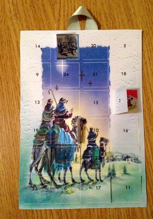 Three Wise Men Advent Calendar by pauline inglis