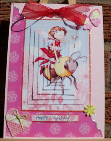 Red Fairy Nuff Pyramid. by Pauline Worthington