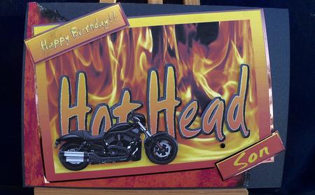 Hot Head Quick Card by Pauline Worthington