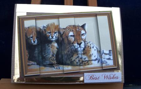 Leopard with Cubs Stacker by Pauline Worthington
