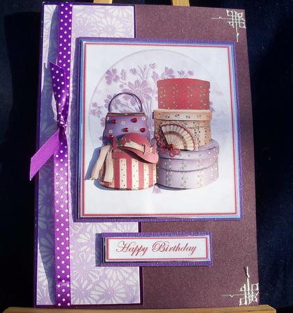 Hats, Bags and Pretty Boxes Decoupage by Pauline Worthington