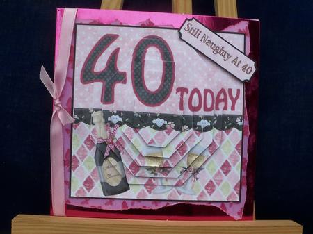 40th Quick Card by Pauline Worthington