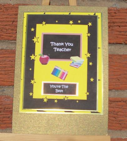 Teacher Thank You Card by Pauline Worthington