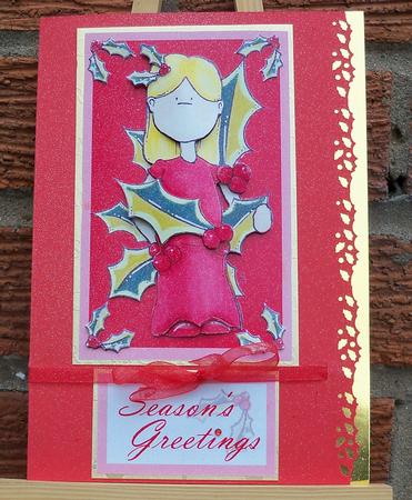 Holly Doodles by Pauline Worthington