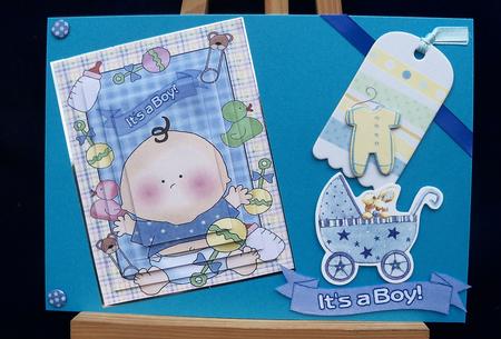 Bonny Baby Boy in Frame, Pyramids by Pauline Worthington