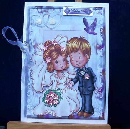 Wedding Couple A5 by Pauline Worthington