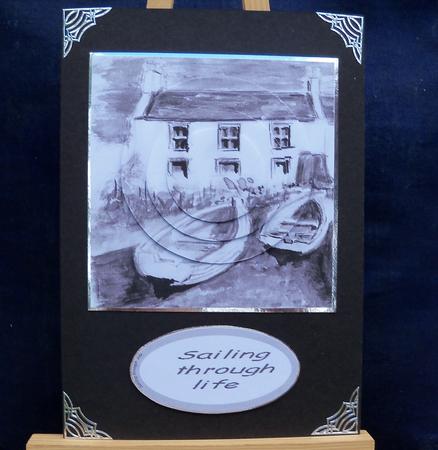Boats Sketch Topper by Pauline Worthington