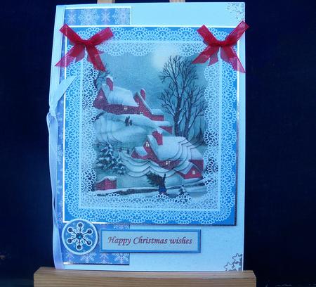 Christmas Greetings to Friends by Pauline Worthington