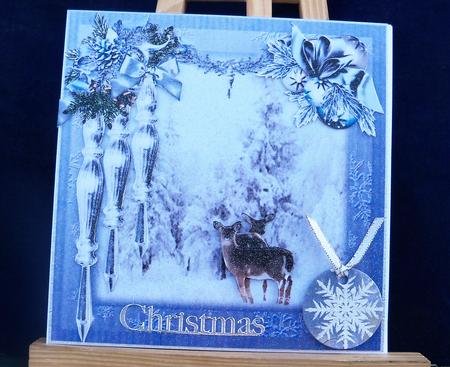 Snow Deer by Pauline Worthington