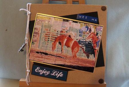 Rodeo Day Enjoy Life Congratulations. by Pauline Worthington